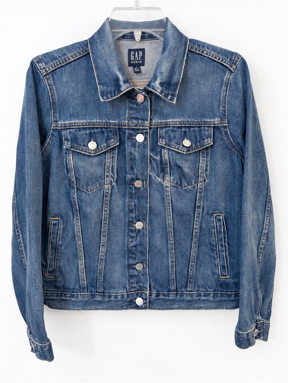 Women’s GAP Icon Saddle Blue Denim Jacket MP
